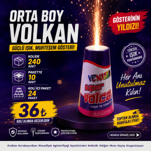 1 Koli Orta Boy Volkan Kaç Adet