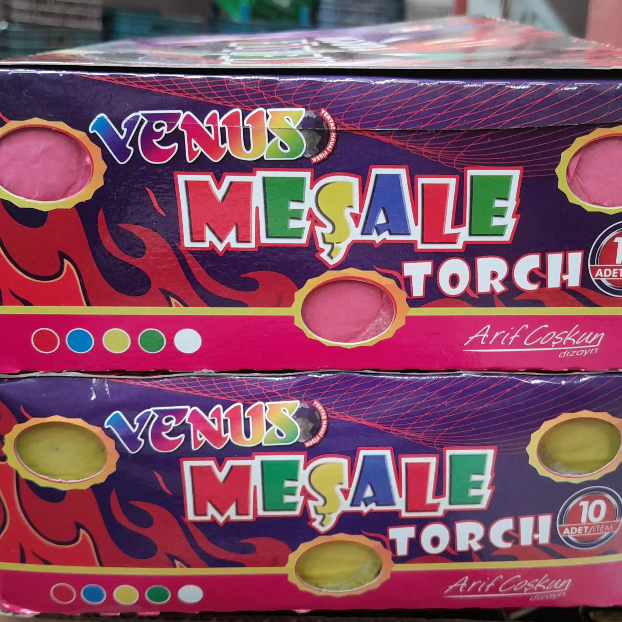 10lu meşale ile fotoğraf çekimi